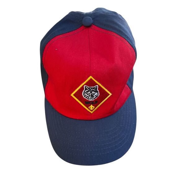 Cub Scout Wolf Rank Uniform Cap Sz. S/M - Picture 1 of 8
